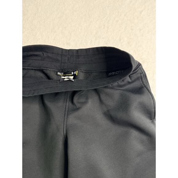 Under Armour Women’s Black Sweatpants Size M Elastic Waist Pockets Pre-Owned - Picture 5 of 9